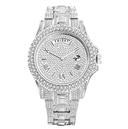 Luxury gold men's watch by Lamp Post, featuring a sleek design and gold finish for a stylish and elegant look.