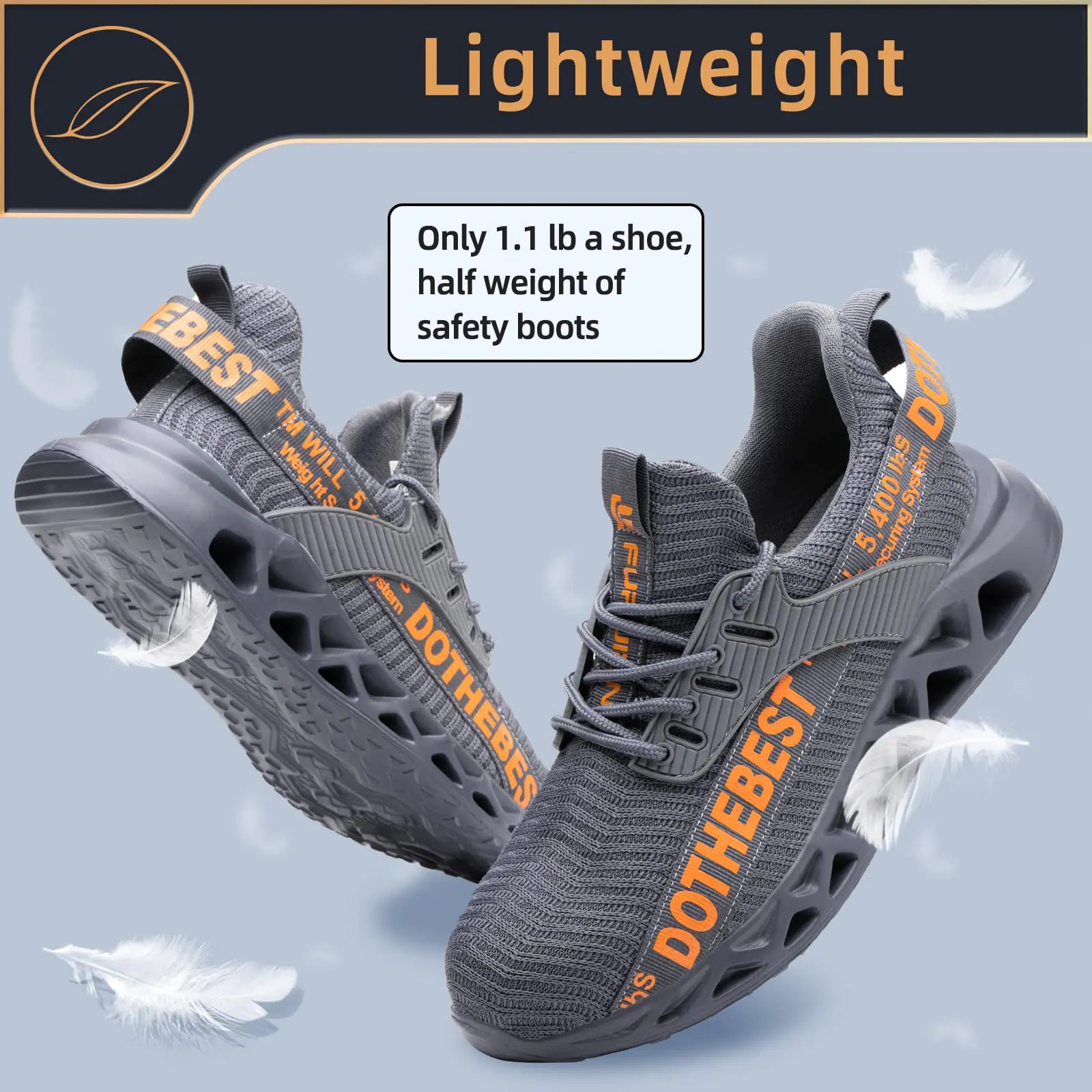 Lightweight grey waterproof women's sneakers by Lamp Post, featuring multiple color options and breathable design.