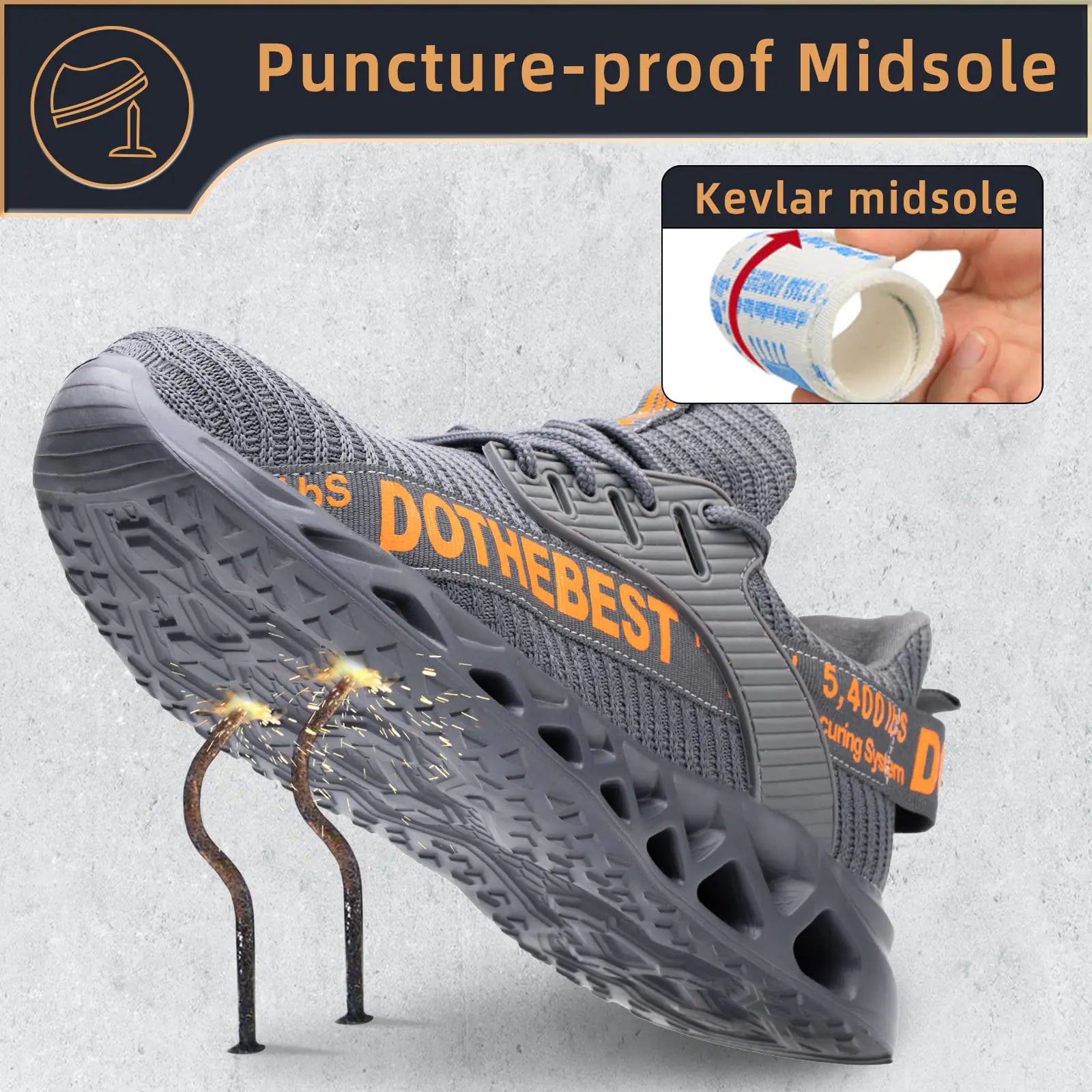 Lamp Post women's waterproof grey sneakers, lightweight shoes with multiple color options, suitable for casual wear.