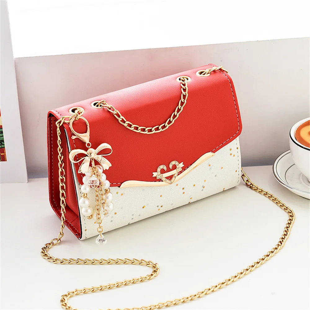 Black women’s trendy shoulder bag by Lamp Post featuring a stylish design and spacious interior.
