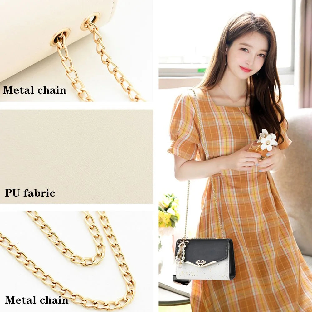 Black women’s trendy shoulder bag by Lamp Post, stylish and spacious women bag with a sleek design and comfortable strap.
