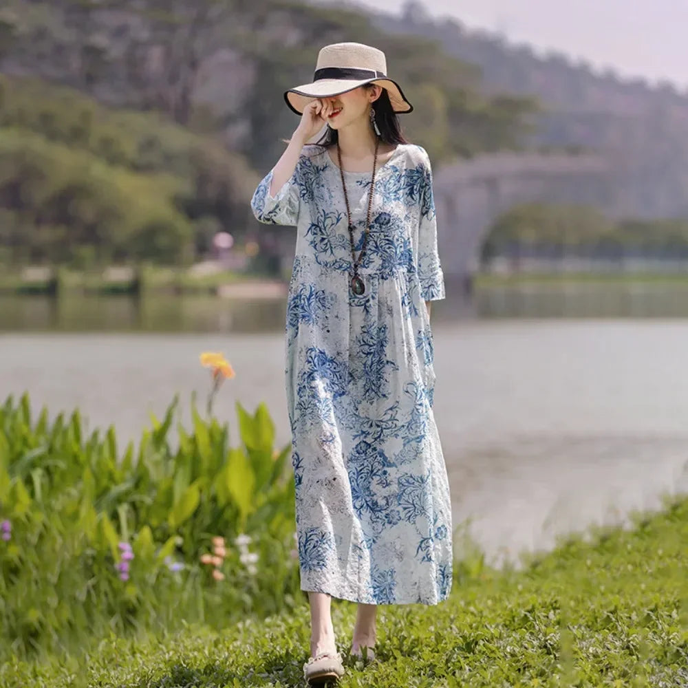 Women’s summer dress from Lamp Post’s best collection, featuring a stylish and lightweight design perfect for warm weather.