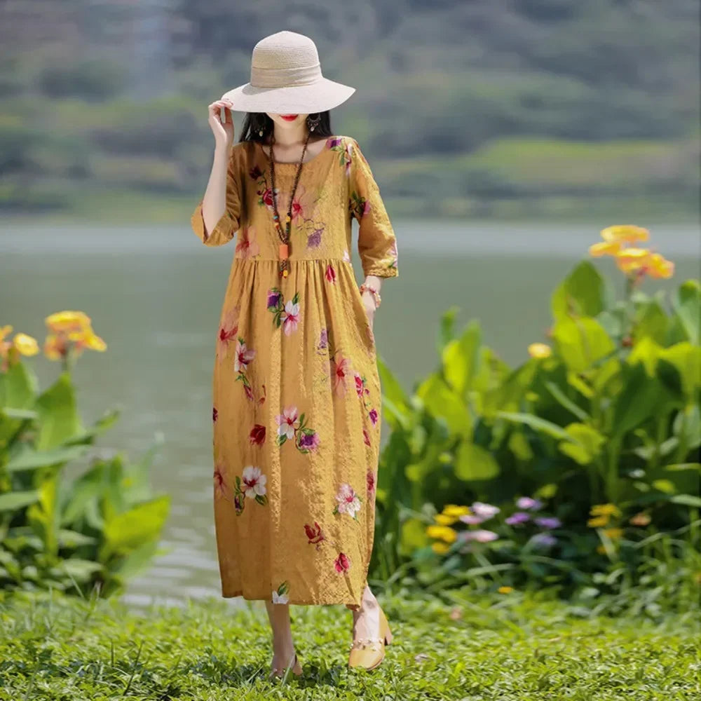 Lightweight summer dress for women from Lamp Post's best collection, featuring a stylish and comfortable design for warm weather.