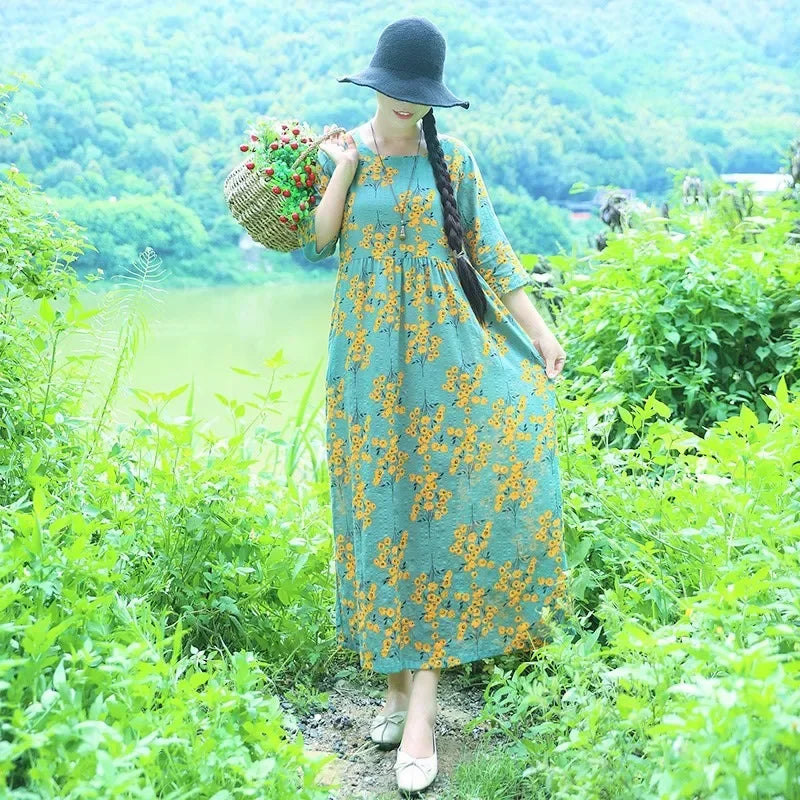 Women’s summer dress from Lamp Post's best collection, featuring a stylish and breezy fashion look for warm weather.
