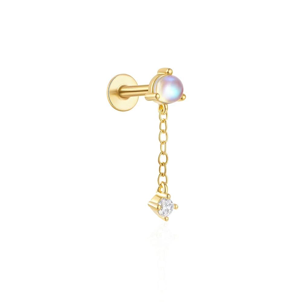 Lamp Post pierced stud earring for women, stylish and elegant jewelry perfect for parties or gifting.