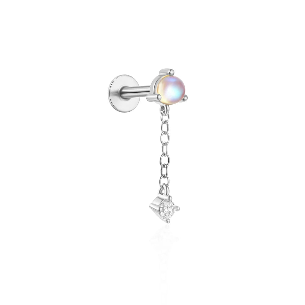 Lamp Post pierced stud earrings for women, stylish and elegant ear jewelry, perfect for parties or gifts