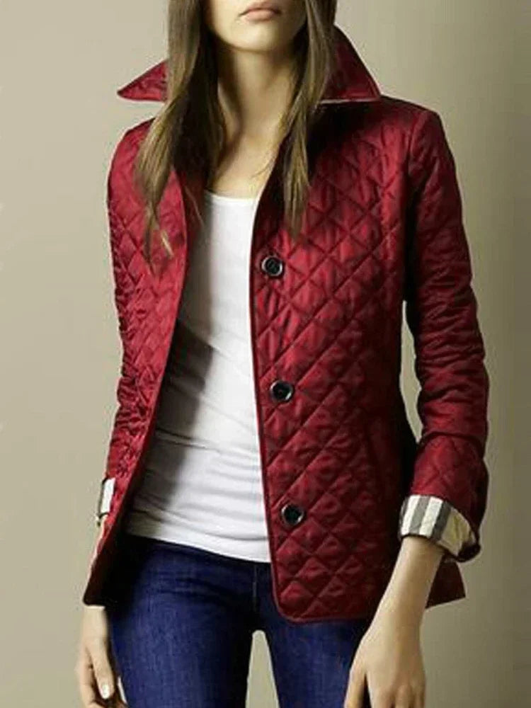 Red Lamp Post women's winter jacket in 4XL, featuring a cozy coat designed for warmth and style during cold weather.