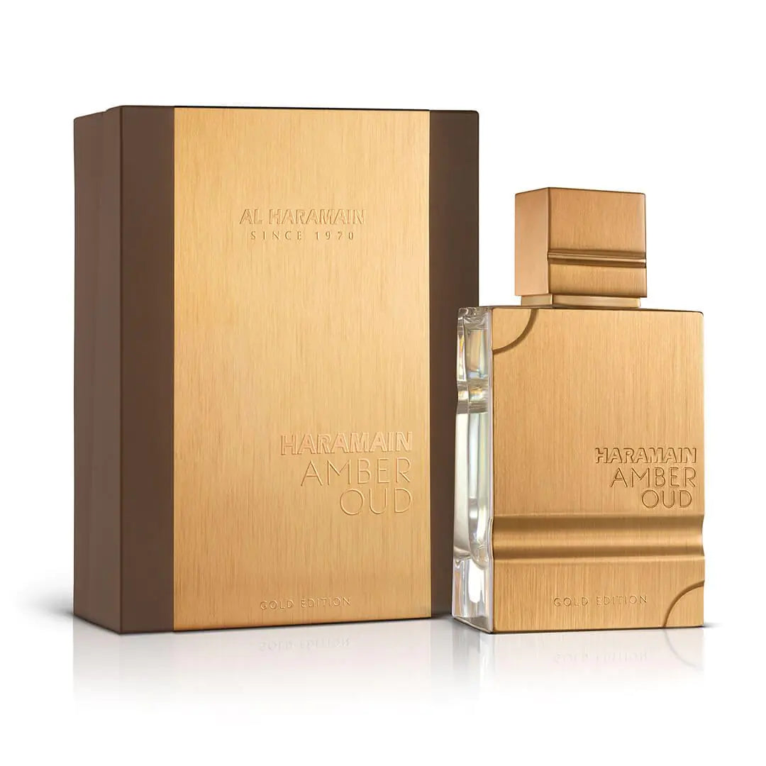 Lamp Post Al Haramain Amber Oud Gold Edition perfume bottle for women, featuring elegant packaging of Arabian perfume for men and women.