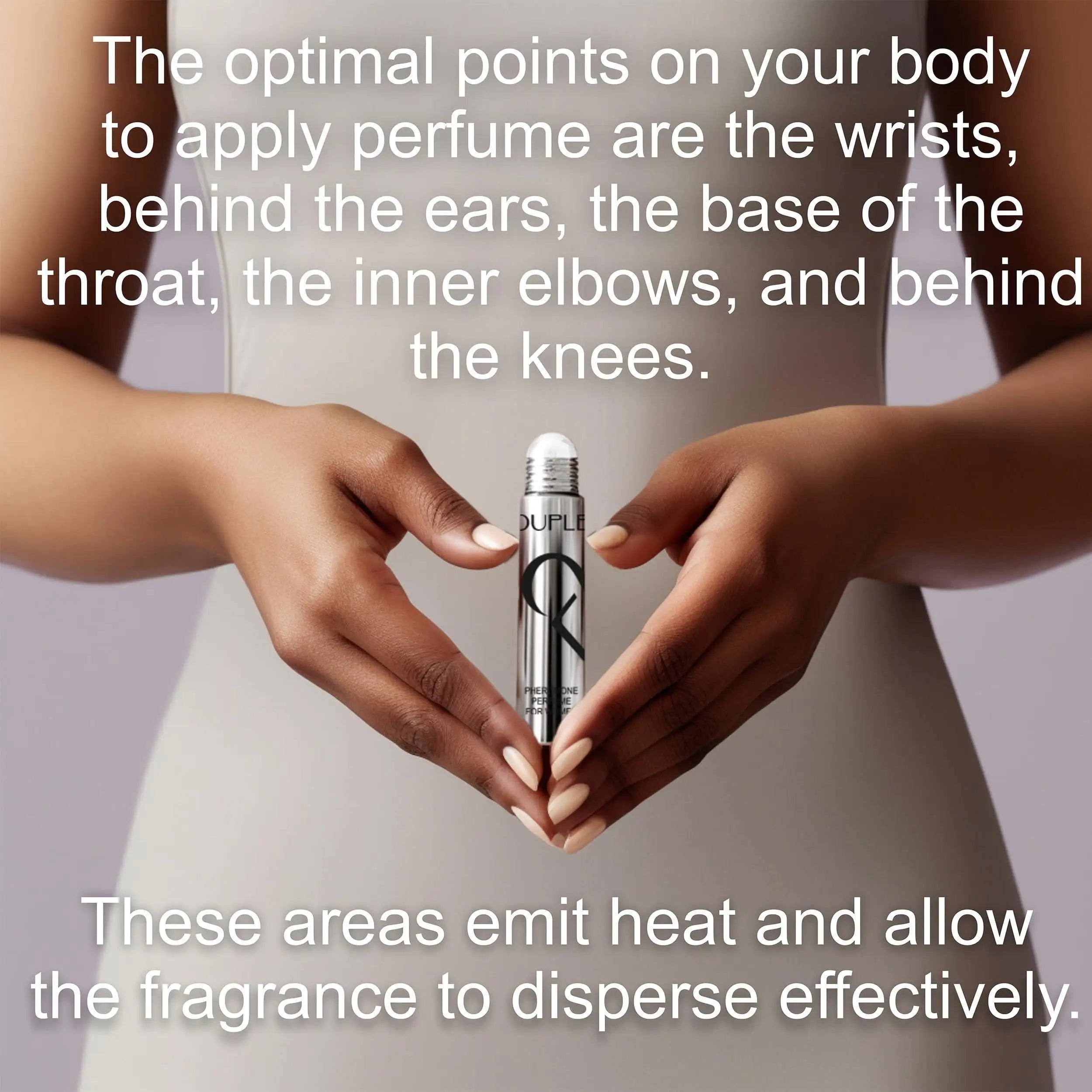 Lamp Post women’s oil perfume roll-on, 10ml, long-lasting pheromone fragrance with elegant packaging and sleek design.