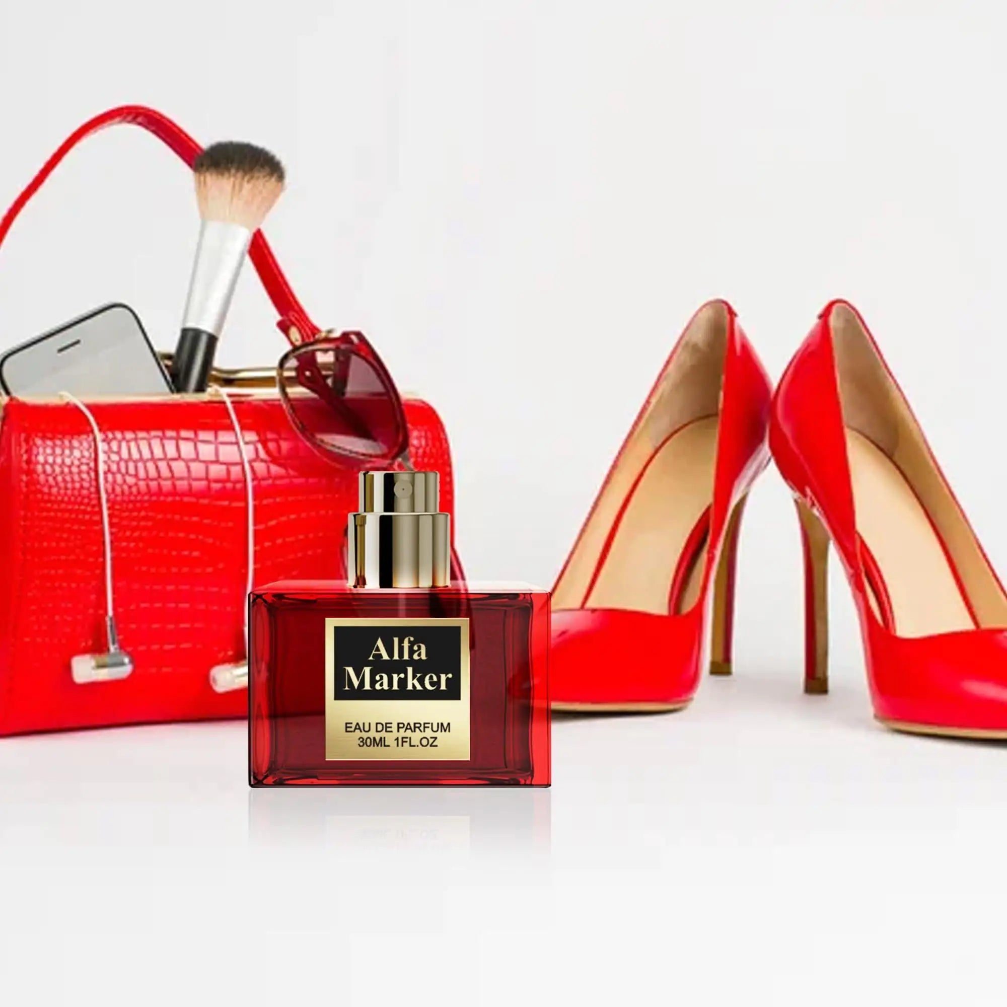 Lamp Post women’s perfume spray with long-lasting fragrance and pheromones, 1 fl oz bottle, elegant design.