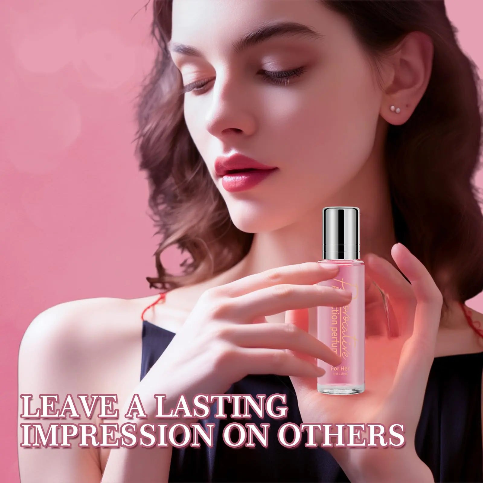 Lamp Post women’s floral perfume bottle with pink accents, designed to attract men and enhance feminine elegance.