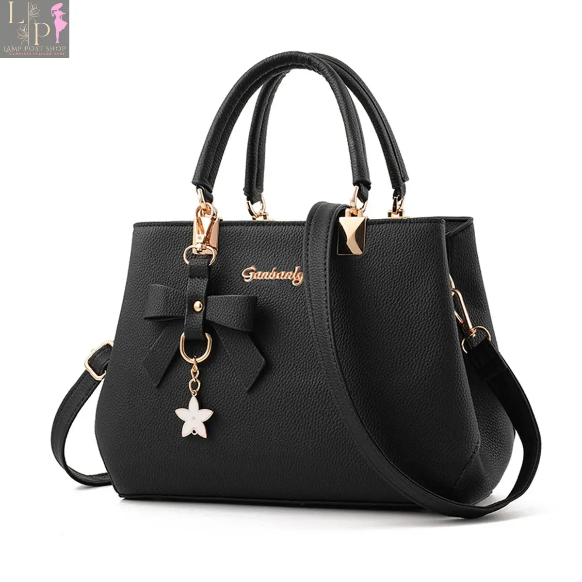 Pink classic elegant women's handbag with top handle, satchel style, crossbody wallet, by My Store, featuring a sophisticated design.