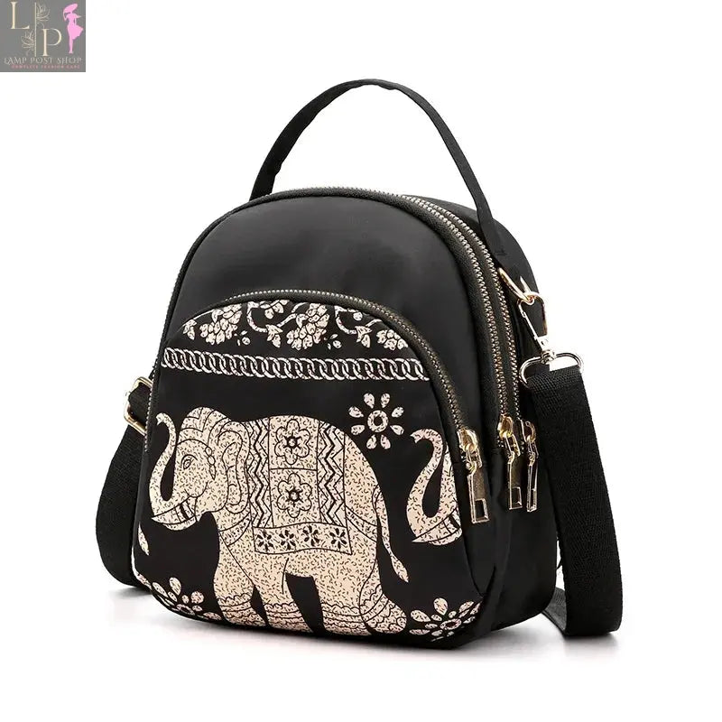 Leather designer handbag from Yogodlns, stylish women's shoulder bag with a patterned exterior and spacious interior.