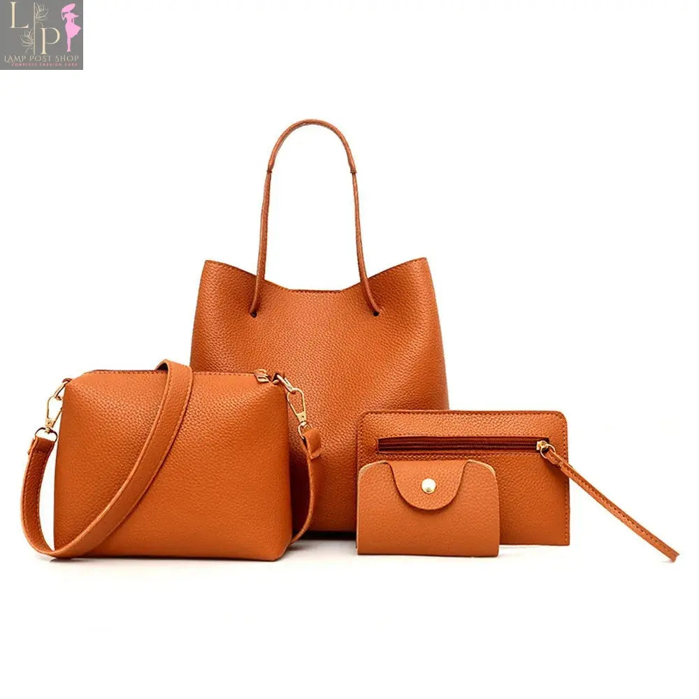 Red crossbody bags for women, set of four, stylish and versatile bags with adjustable straps, from My Store.