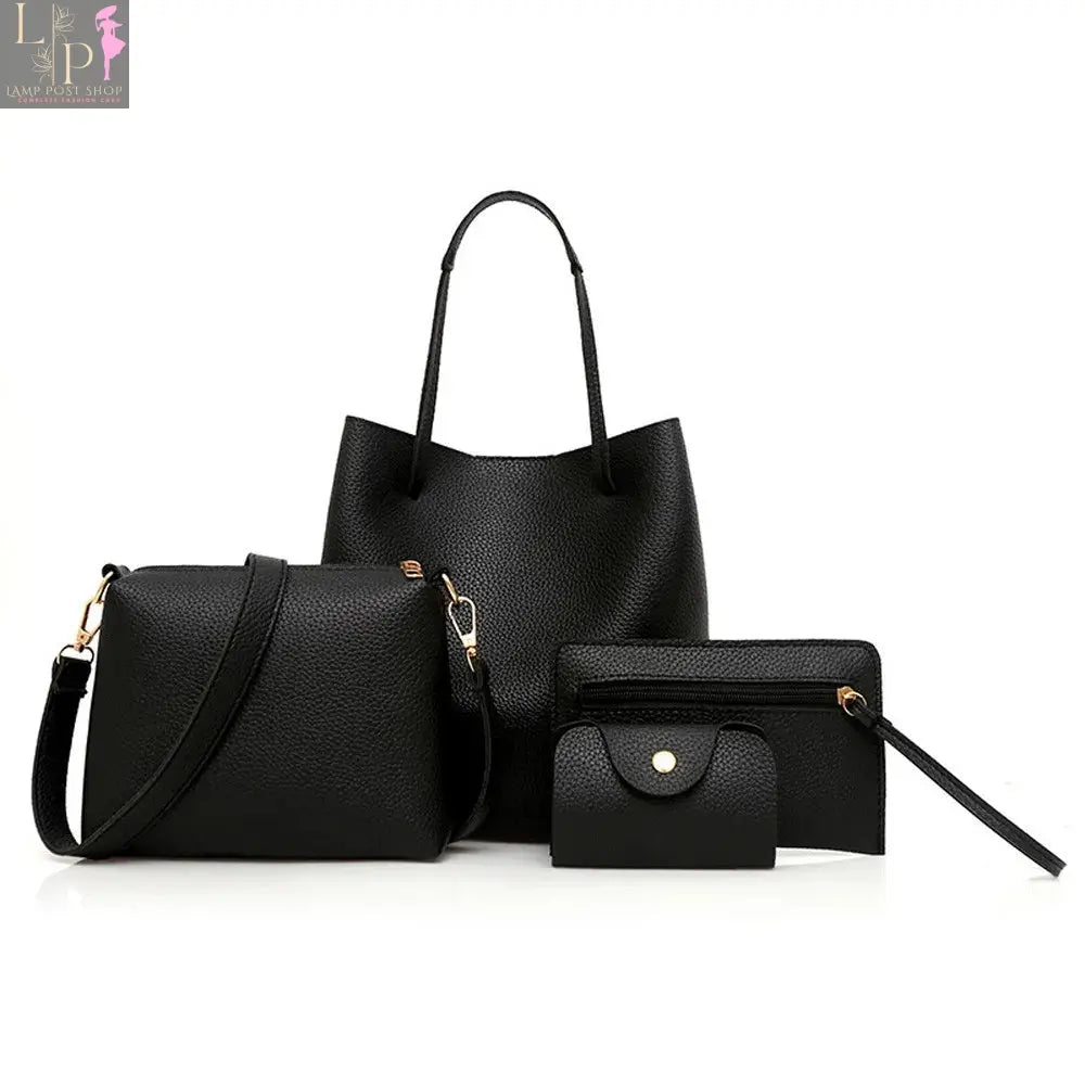 Set of four red women's crossbody bags by My Store, featuring stylish, compact designs for versatile everyday use.