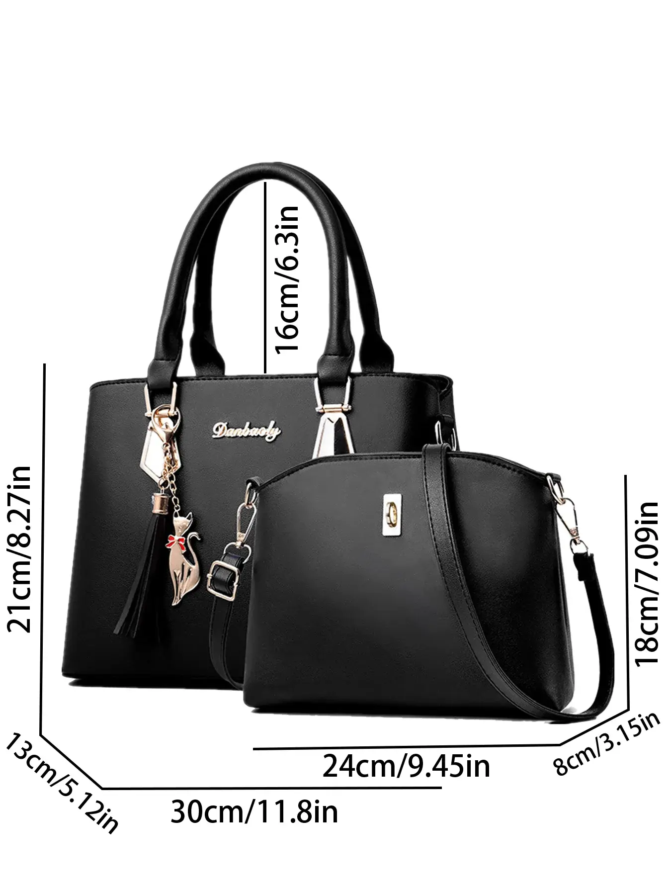 White stylish women's shoulder handbag by My Store, simple Korean-inspired messenger bag for daily use and casual outings.