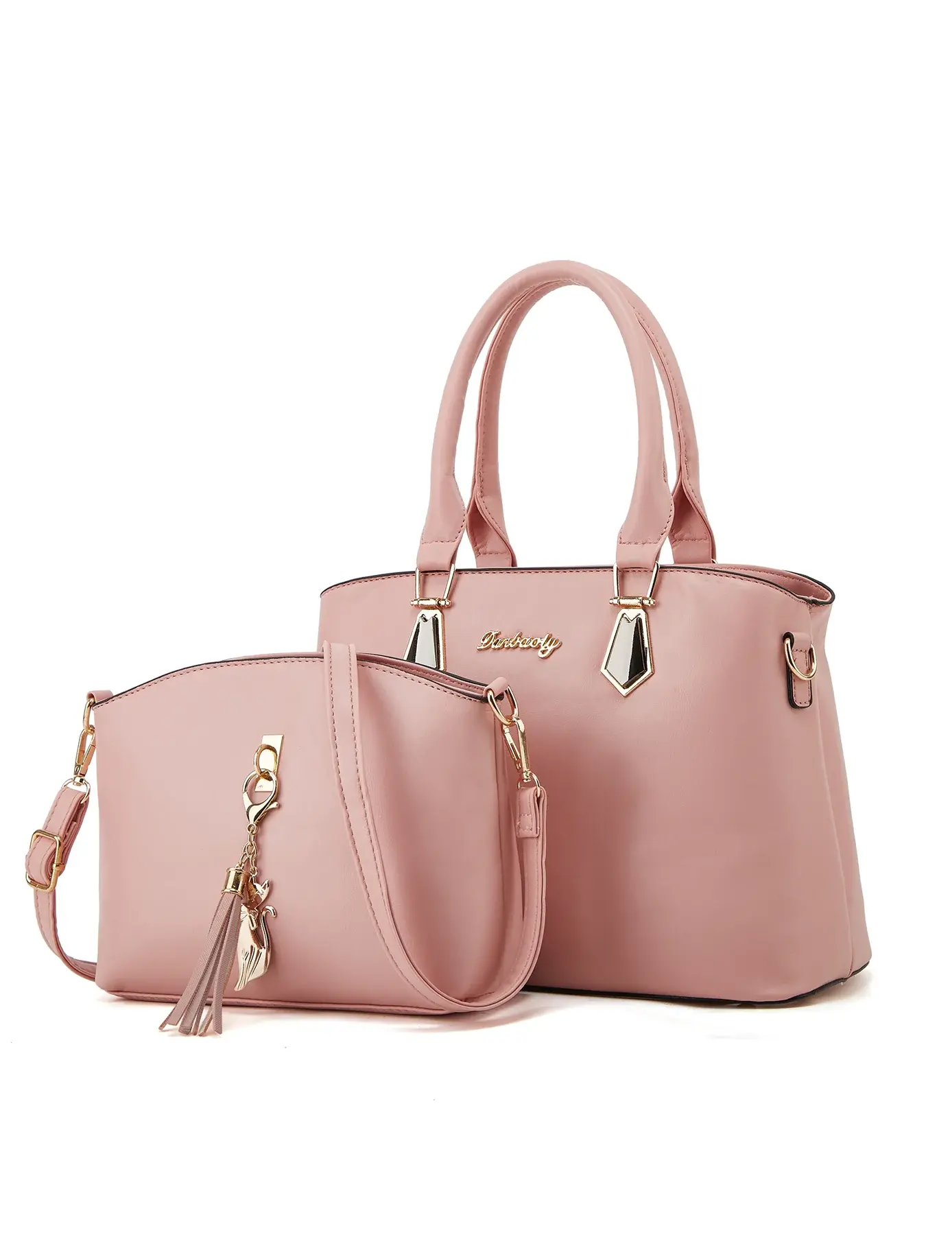 White stylish Korean women's shoulder bag with simple design, versatile messenger bag suitable for mothers and everyday use.