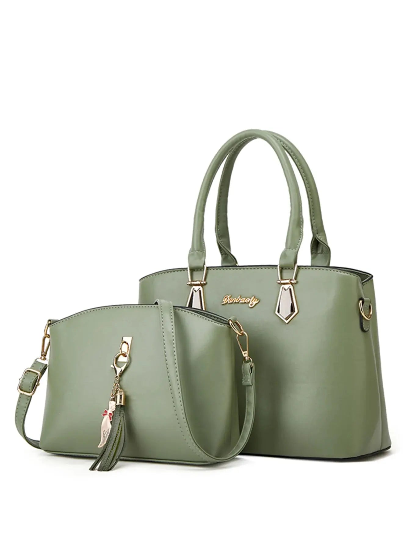 White stylish Korean women's shoulder bag featuring a simple design, perfect as a versatile messenger and mother bag.