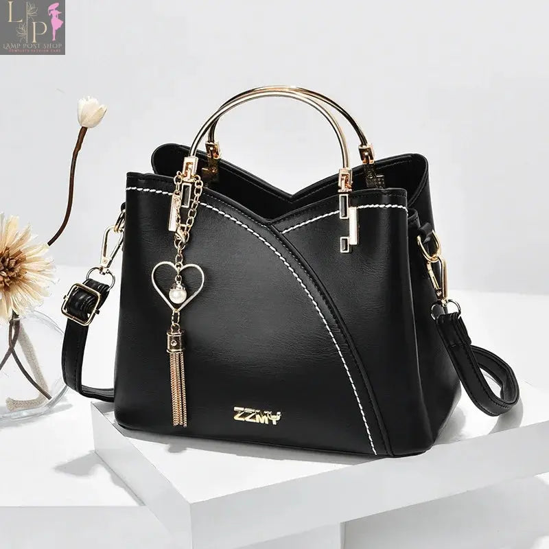Wine red women's shoulder bag from My Store, stylish and spacious bag with white accents and adjustable shoulder strap.