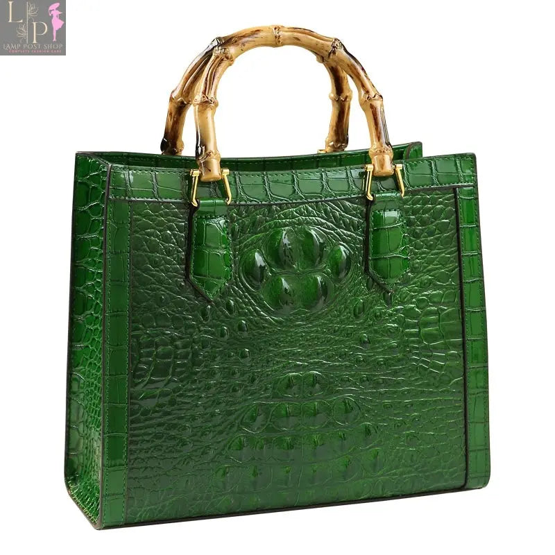 Beige and gray leather tote bags for women with sturdy handles and spacious interior, stylishly displayed.