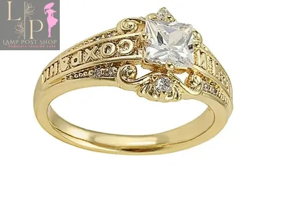 Elegant Mystique CZ bridal ring for women, featuring sparkling cubic zirconia in a stylish jewelry design.