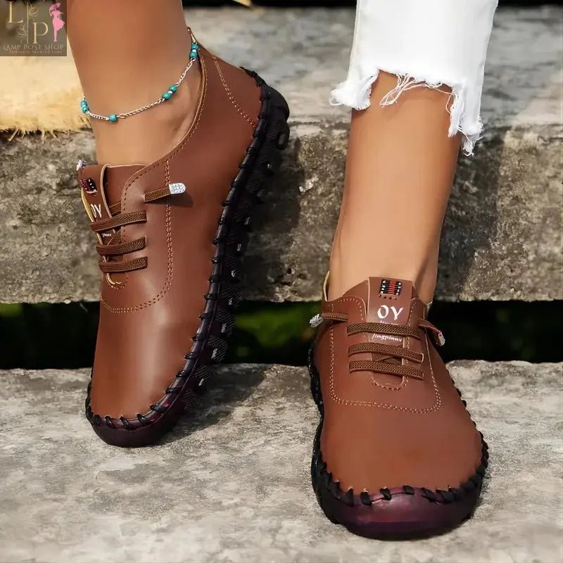 Black leather women’s summer shoes by My Store, handmade lightweight oxford shoes with soft soles for comfort and large sizes.