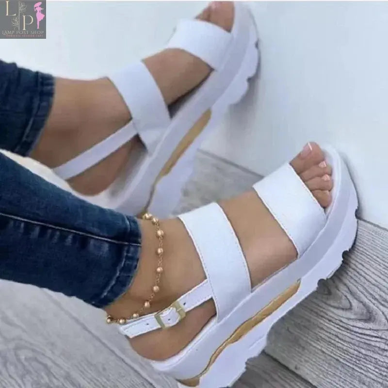 White lightweight summer sneakers for women, stylish My Store shoes with breathable design and comfortable fit.
