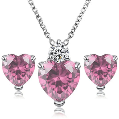 Women Crystal Jewelry Set