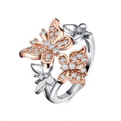 Butterfly Engagement Ring